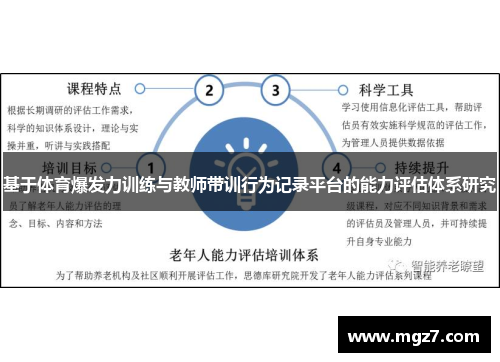 基于体育爆发力训练与教师带训行为记录平台的能力评估体系研究